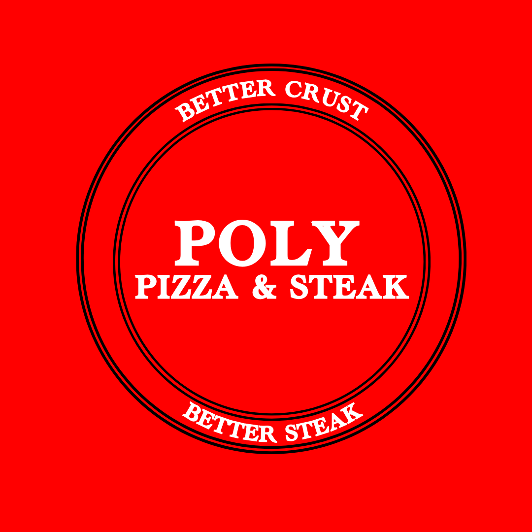 POLY PIZZA AND STEAK logo