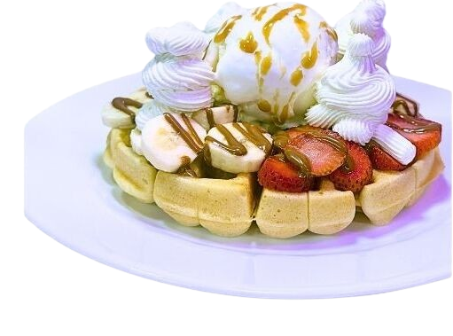 HELADOS CON WAFFLE